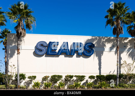 Sears Kaufhaus an der Eagle Ridge Mall, Lake Wales, Zentral-Florida, USA Stockfoto