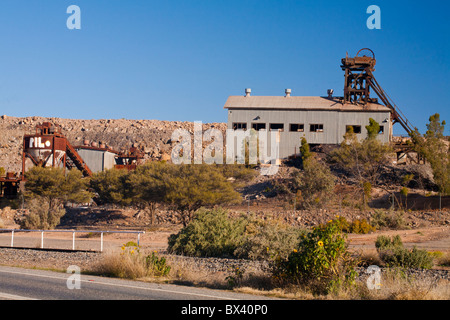 Verlassene, verlassenen Ort mir in Broken Hill, New South Wales Stockfoto