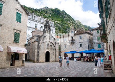 Str. Lukes Kirche in Kotor-Montenegro Stockfoto