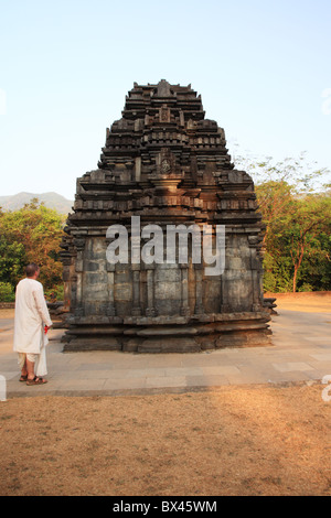 Mann Mahadev Tempel Goa Indien zu betrachten Stockfoto