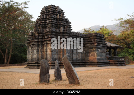 Mahadev Tempel, Tambdi Surla, Goa, Indien Stockfoto