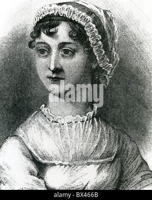Englische Schriftstellerin JANE AUSTEN (1775-1817) Stockfoto