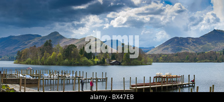 Mönchs Crag, Derwent Water, Lake District, Cumbria, England, UK Stockfoto