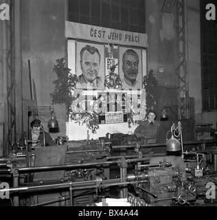 Kommunistische Propaganda, unwirksam ausgerichteten plan Stockfoto