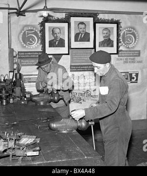 Kommunistische Propaganda, unwirksam ausgerichteten plan Stockfoto