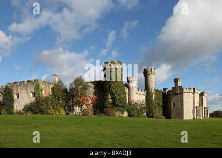 Ansicht Süd-Ost Ecke Bodelwyddan Burg in der Nähe von Bodelwyddan Denbighshire Nord-Wales Stockfoto