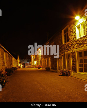 Bodelwyddan Schlosshotel in der Nacht in der Nähe von Bodelwyddan Denbighshire Nord-Wales Stockfoto