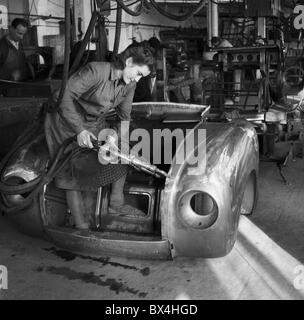 Koprivnice, Tatra-Fabrik, Tatraplan Stockfoto