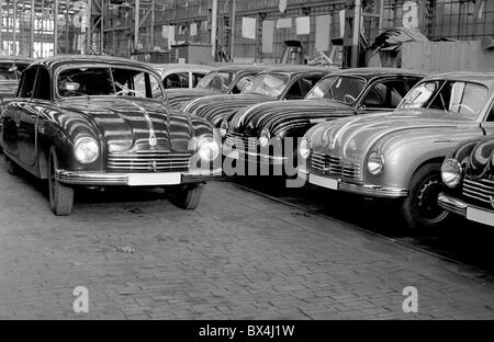 Koprivnice, Tatra-Fabrik, Tatraplan Stockfoto