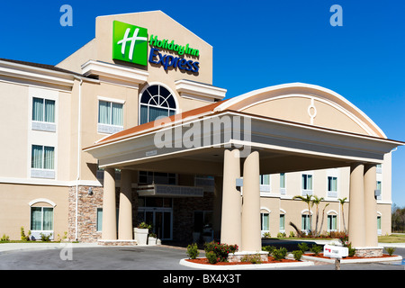 Eine typische neuen Holiday Inn Express in den USA in der Nähe der Eagle Ridge Mall, Lake Wales, Zentralflorida Stockfoto