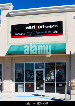 Verizon Wireless Ladengeschäft in der Nähe von Eagle Ridge Mall, Lake Wales, Zentral-Florida, USA Stockfoto