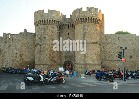 Rhodos Stadt Burg Stockfoto