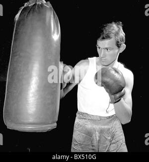 Bohumil Nemecek, Olympiasieger, Feder-Gewicht Stockfoto