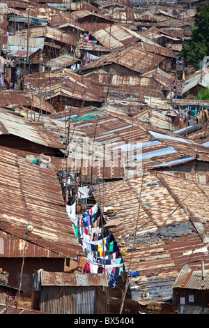 Kibera Slum, Nairobi, Kenia Stockfoto