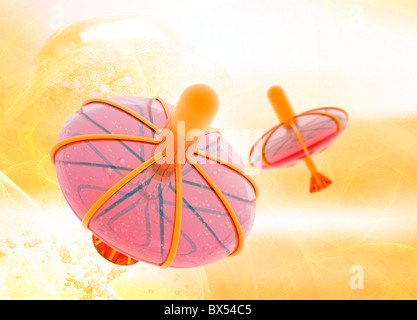 Nanopartikel-Drug-Delivery, artwork Stockfoto