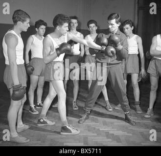 Bohumil Nemecek, Boxer, olympisches Gold, 1960 Stockfoto