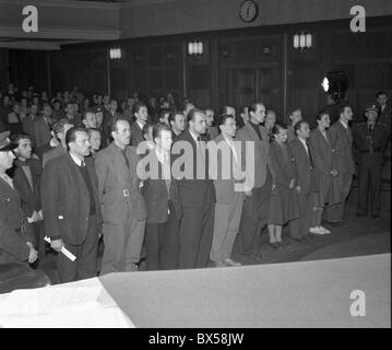 Spy trial, Feinde des Staates, Spione, zu Unrecht beschuldigt Stockfoto