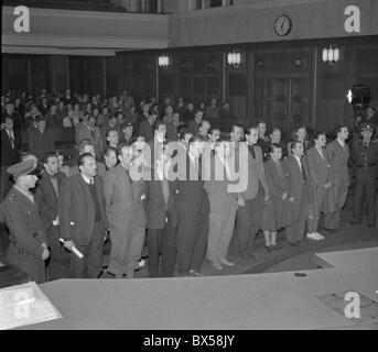 Spy trial, Feinde des Staates, Spione, zu Unrecht beschuldigt Stockfoto