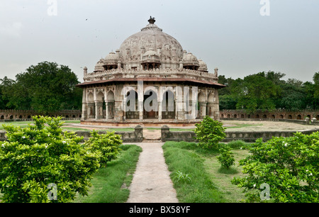 Isa Khan Niazi Grab Humayuns Grabanlage, Delhi, Indien. Stockfoto