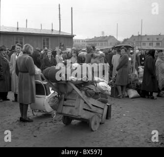 Benes-Dekrete, Transport, Sudeten Stockfoto