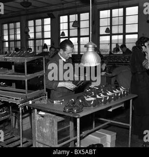 Bata-Schuhfabrik Stockfoto