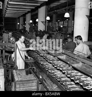 Bata-Schuhfabrik Stockfoto