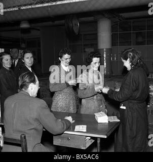 Gehalt, Bata-Schuhfabrik Stockfoto