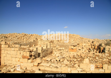 Israel, Rehovot in der Negev-Wüste auf der Weihrauchstrasse Nabatran bleibt der byzantinischen Stadt Stockfoto