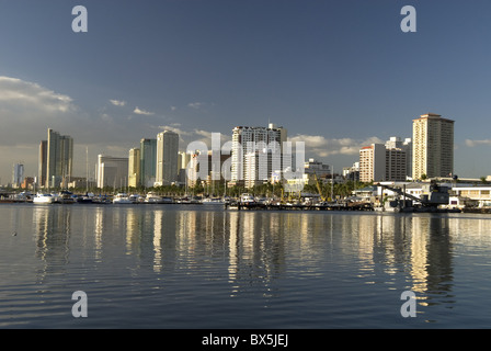 Malate Bezirk am Ufer der Bucht von Manila, Manila, Philippinen, Südostasien, Asien Stockfoto