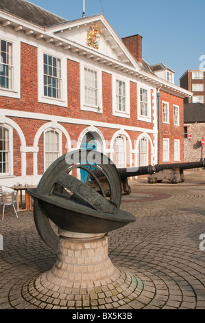 Das alte Zollhaus am Kai von Exeter in Exeter Devon westlich von England Stockfoto