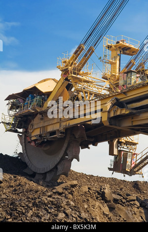 die Exploition-Maschine im Tagebau Zeche - Tschechien Stockfoto