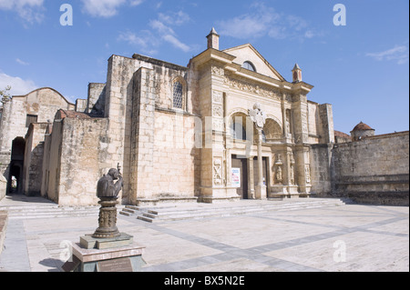 UNESCO-Weltkulturerbe, Catedral Primada de América, Zona Colonial, Santo Domingo, Dominikanische Republik Stockfoto