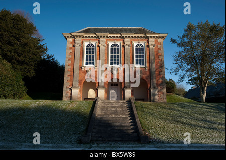 Die Bibliothek, Stevenstone, in der Nähe von Great Torrington, Devon, England, UK Stockfoto