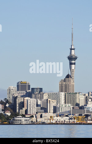 Okahu Bucht und Skyline, Auckland, Nordinsel, Neuseeland, Pazifik Stockfoto