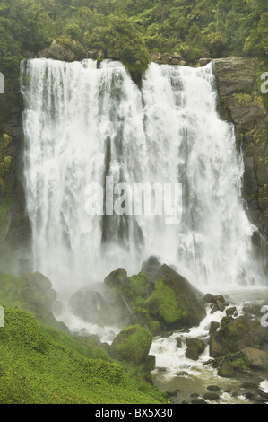 Marokopa Falls, Waikato, North Island, Neuseeland, Pazifik Stockfoto