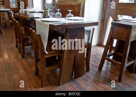 Restaurant in Barcelona, Spanien Stockfoto