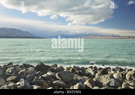 Lake Tekapo, Canterbury, Südinsel, Neuseeland, Pazifik Stockfoto