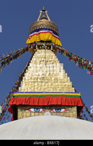 Bodhnath Stupa in Kathmandu, Nepal Stockfoto