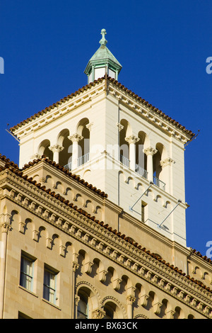Historischen 530 Broadway, jetzt das Courtyard Hotel, Gaslamp Quarter, San Diego, California, Vereinigte Staaten von Amerika, Nordamerika Stockfoto