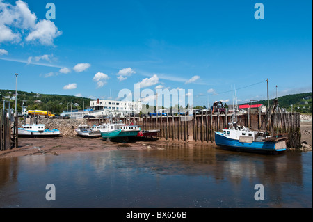 Der Hafen in Alma, New Brunswick, Kanada, Nordamerika Stockfoto