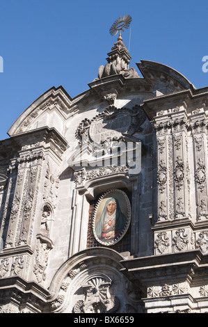 La Compania Kirche, Altstadt, UNESCO-Weltkulturerbe, Quito, Ecuador, Südamerika Stockfoto