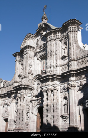 La Compania Kirche, Altstadt, UNESCO-Weltkulturerbe, Quito, Ecuador, Südamerika Stockfoto