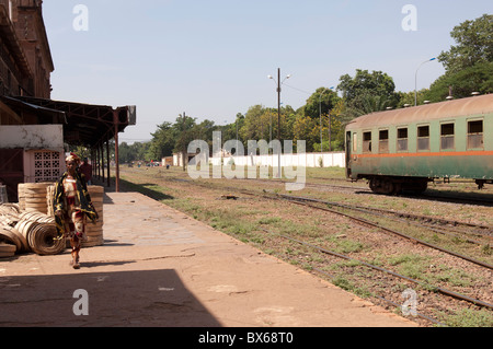 Hauptbahnhof in Bamako, Mali, Westafrika. Stockfoto