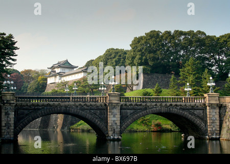 Nijubashi Brücke und Hofburg, Tokyo, Japan Stockfoto