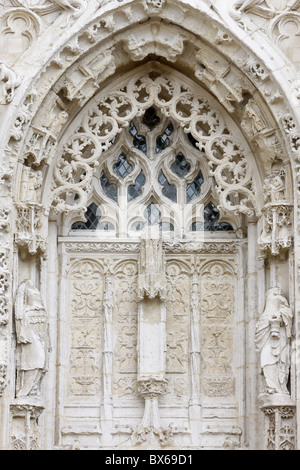 Saint-Riquier Abbey Church, Somme, Frankreich, Europa Stockfoto