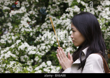 Vesak fest in Vincennes buddhistische Tempel, Paris, Frankreich, Europa Stockfoto