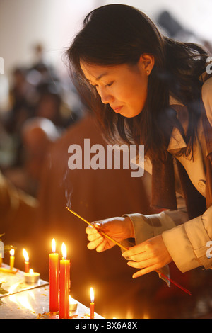 Vesak fest in Vincennes buddhistische Tempel, Paris, Frankreich, Europa Stockfoto