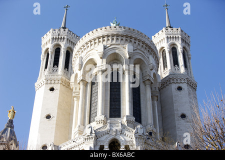 Fourvière Basilica, Lyon, Rhone, Frankreich, Europa Stockfoto