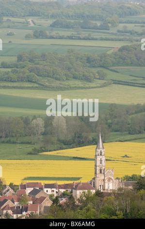 Saint-Pere Sous Vezelay Dorf, Burgund, Frankreich Stockfoto