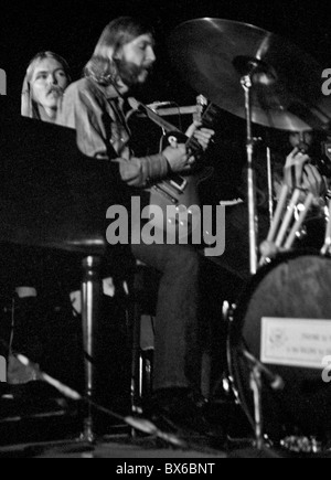 Die Allman Brothers Band spielen im Jubilee, Maifeiertag, 1971, University of North Carolina-Chapel Hill Stockfoto